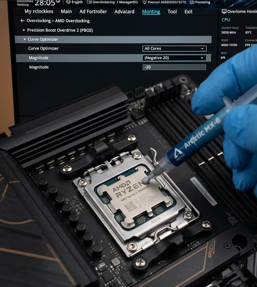 Pbo2 Cooler Cpu AMD 라이젠 7800X3D PBO2 커브 옵티마이저 최적화 가이드: 성능과 안정성 한 번에! - 코팔공